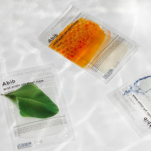 Masque en tissu Abib Mild Acidic pH Sheet Mask Jericho Rose Fit pour hydrater intensément, apaiser les peaux sensibles et renforcer la barrière cutanée avec un pH doux équilibré.