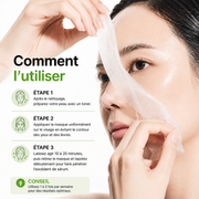 Anua Azelaic Acid 10 Hyaluron Redness Soothing Serum Mask – Mode d’emploi du masque tissu coréen anti-rougeurs et hydratant.