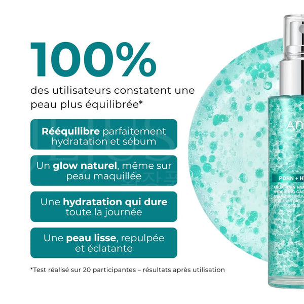 le mist PDRN + Acide Hyaluronique d’Anua hydrate, repulpe et apporte un glow immédia