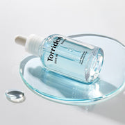 Sérum hydratant Torriden Dive-In à l’acide hyaluronique faible poids moléculaire pour hydrater intensément, repulper la peau et renforcer la barrière cutanée.