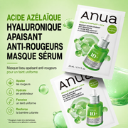 Anua Azelaic Acid 10 Hyaluron Redness Soothing Serum Mask 25 ml

bénéfices 