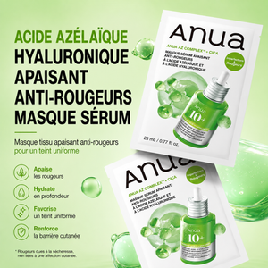 Anua Azelaic Acid 10 Hyaluron Redness Soothing Serum Mask 25 ml

bénéfices 