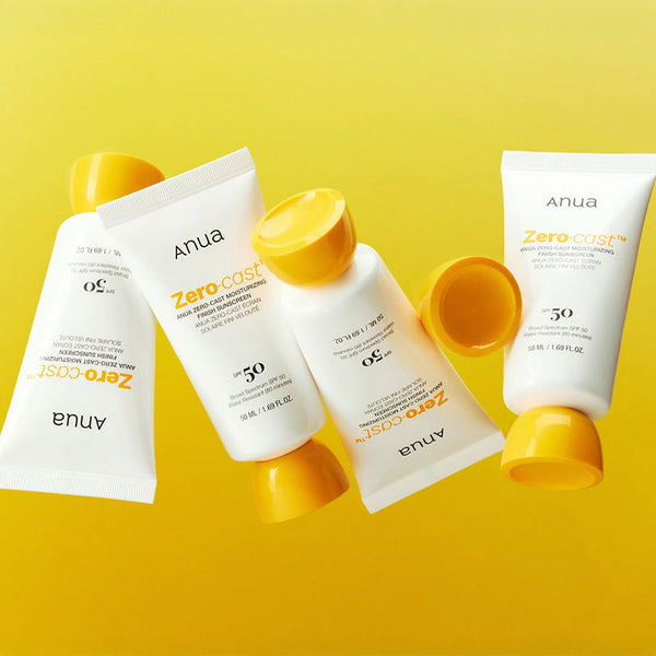 Anua Zero-Cast Moisturizing Finish Sunscreen Hydrating Protection 50ml