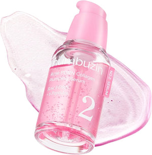 Sérum Numbuzin No.2 Rose PDRN Collagen Plumping Serum enrichi en PDRN, collagène et peptides pour repulper la peau, améliorer l’élasticité et révéler un glow lumineux.