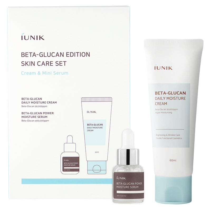 IUNIK Beta Glucan Edition Skincare Set Hydratant Apaisant 2 Pièces
