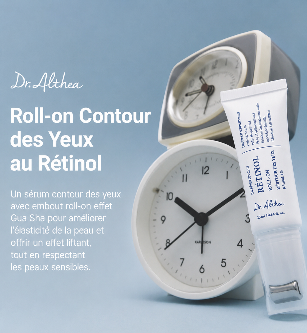Dr.Althea Retinol Flat Iron Eye Roller Sérum Contour des Yeux 15ml