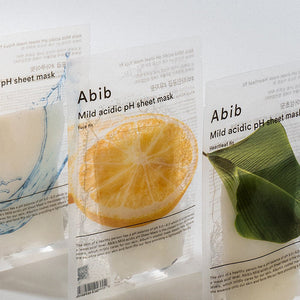 Masque en tissu Abib Mild Acidic pH Sheet Mask Jericho Rose Fit pour hydrater intensément, apaiser les peaux sensibles et renforcer la barrière cutanée avec un pH doux équilibré.