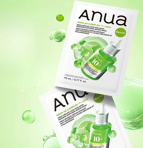 Anua Azelaic Acid 10 Hyaluron Redness Soothing Serum Mask 25 ml

Le masque en tissu qui apaise les rougeurs et hydrate intensément