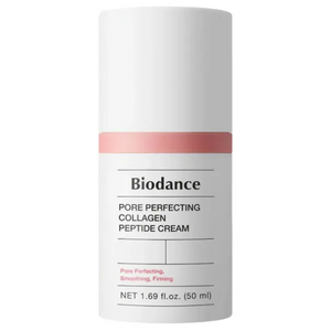 Crème Biodance Pore Perfecting Collagen Peptide 50 ml pour hydrater la peau et améliorer sa fermeté.