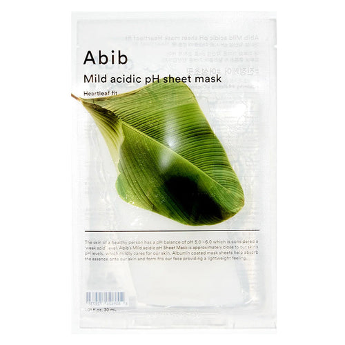 Masque en tissu Abib Mild Acidic pH Sheet Mask Jericho Rose Fit pour hydrater intensément, apaiser les peaux sensibles et renforcer la barrière cutanée avec un pH doux équilibré.
