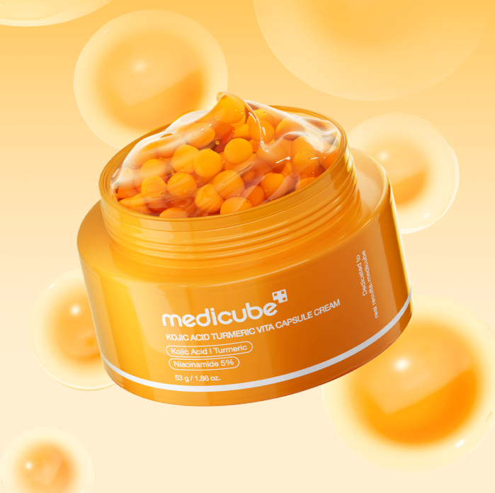 medicube crème Logic acide et vitamine c our un teint unifié et lumineux 