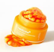medicube crème Logic acide et vitamine c our un teint unifié et lumineux 