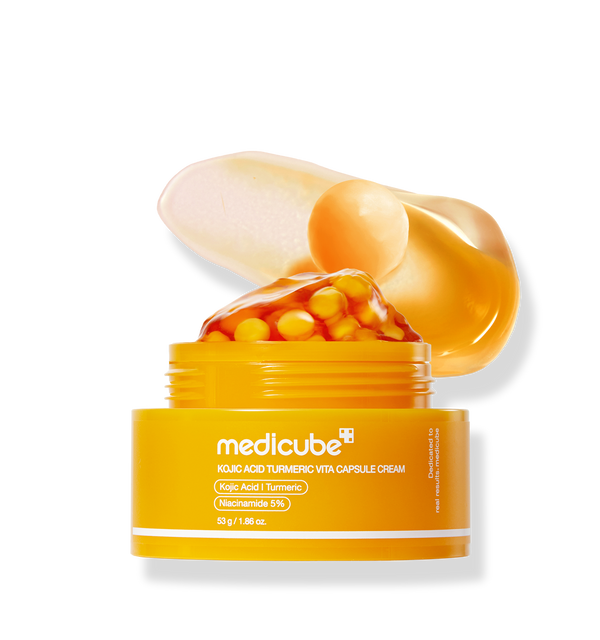 medicube crème Logic acide et vitamine c our un teint unifié et lumineux 