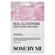 Masques en tissu SOME BYmi  REAL GLUTATHIONE pour apaiser les peaux sensibles, hydrater intensément et réduire les imperfections grâce à des actifs calmants coréen