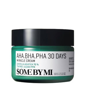 SOME BY MI 30 days soin crème anti imperfection unifiant hydratant centella asiatica et tea tree