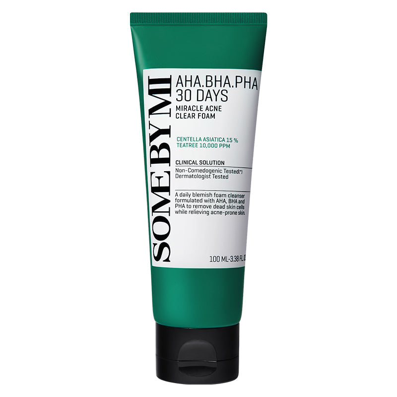 SOME BY MI 30 days nettoyant moussant anti imperfection unifiant hydratant centella asiatica et tea tree