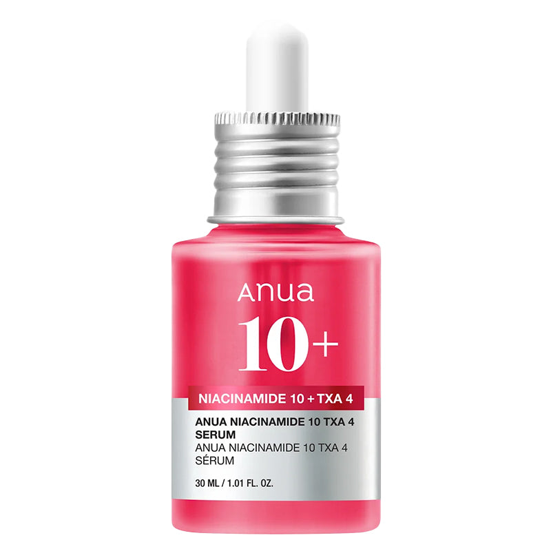 Anua Niacinamide 10% + TXA 4% Serum 30 ml – sérum coréen anti-taches pour peaux grasses, mixtes et sujettes aux imperfections.