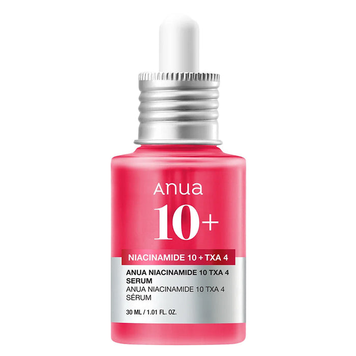 Anua Niacinamide 10% + TXA 4% Serum 30 ml – sérum coréen anti-taches pour peaux grasses, mixtes et sujettes aux imperfections.