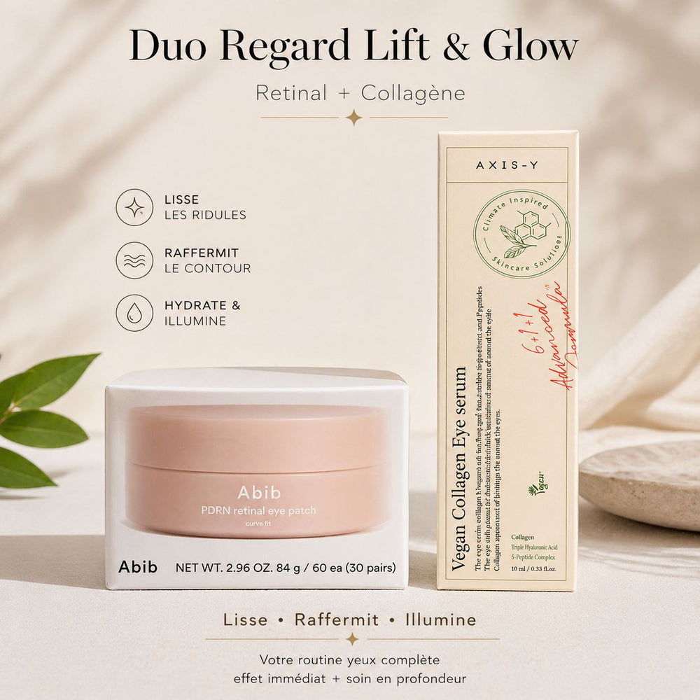 Duo contour des yeux anti-rides & fermeté – Retinal + Collagène | Abib + AXIS-Y