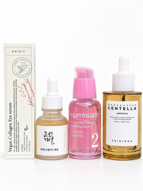 Sérums coréens hydratants et anti-âge avec Beauty of Joseon Glow Serum, Numbuzin PDRN et SKIN1004 Centella Ampoule