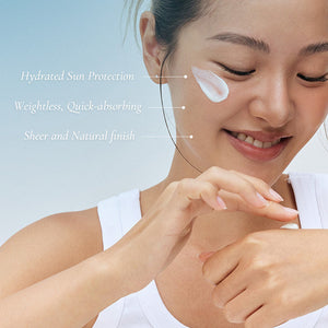 creme solaire visage kbeauty protection uv hydratation fini naturel peau lumineuse