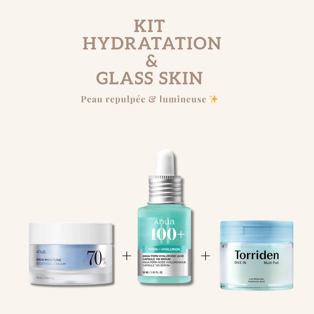 Kit Hydratation & Glass Skin – Peau repulpée & lumineuse