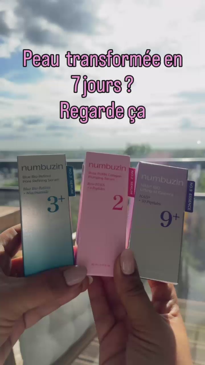 Routine K-Beauty 7 jours peau transformée Numbuzin coréen Glass Skin Hub